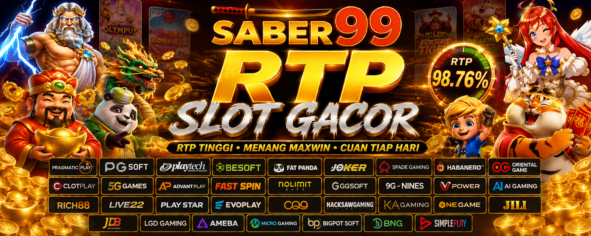 RTP Slot Gacor SABER99 Pragmatic Play